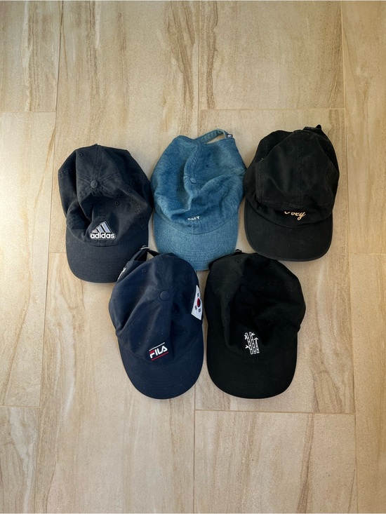 adidas Other - Bundle of Five Various Logo Baseball Cap
